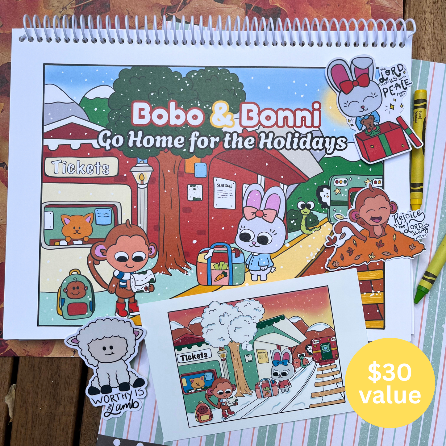 Fall to Winter Coloring Bundle