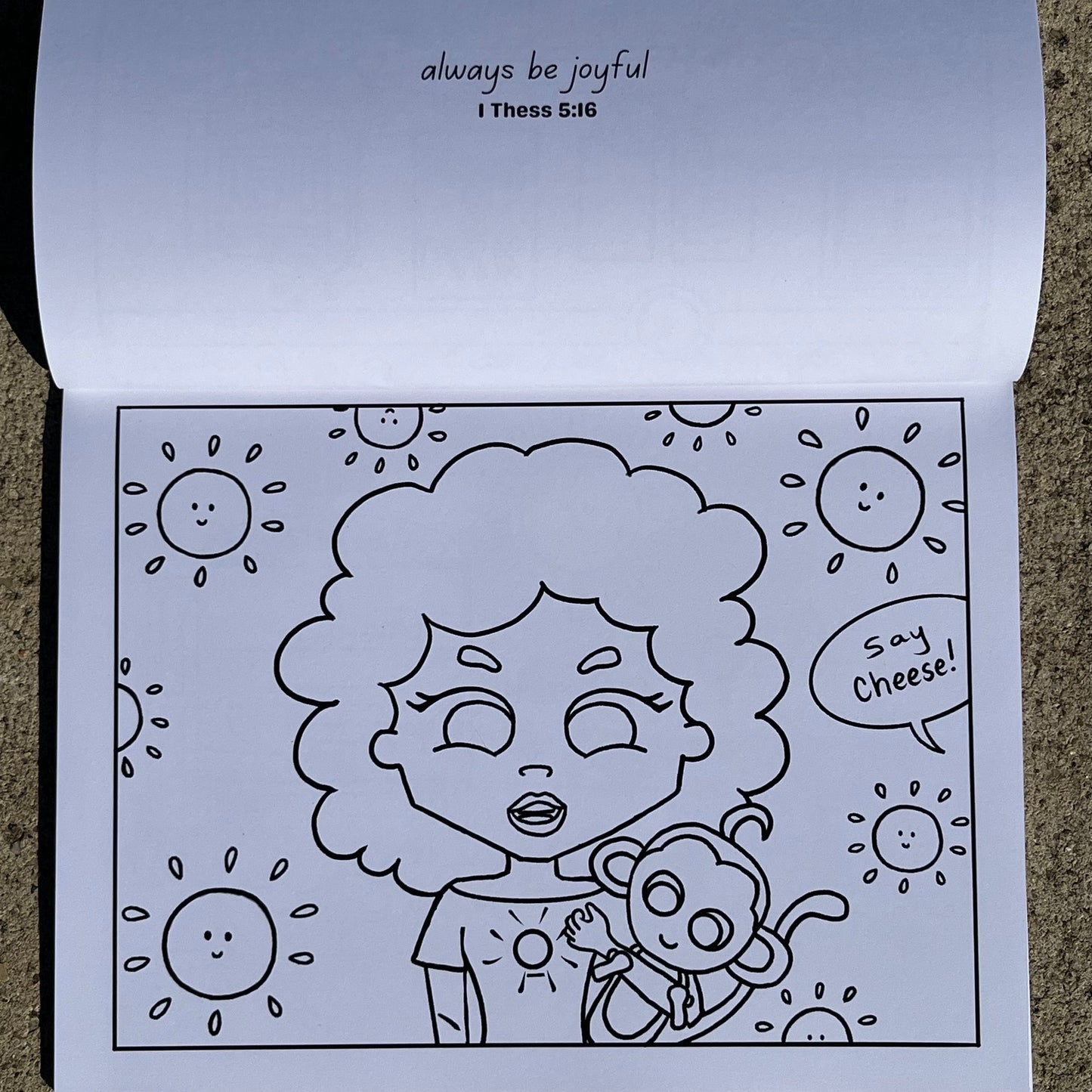 Mini Sunshine Girls Vol 1 Coloring Book