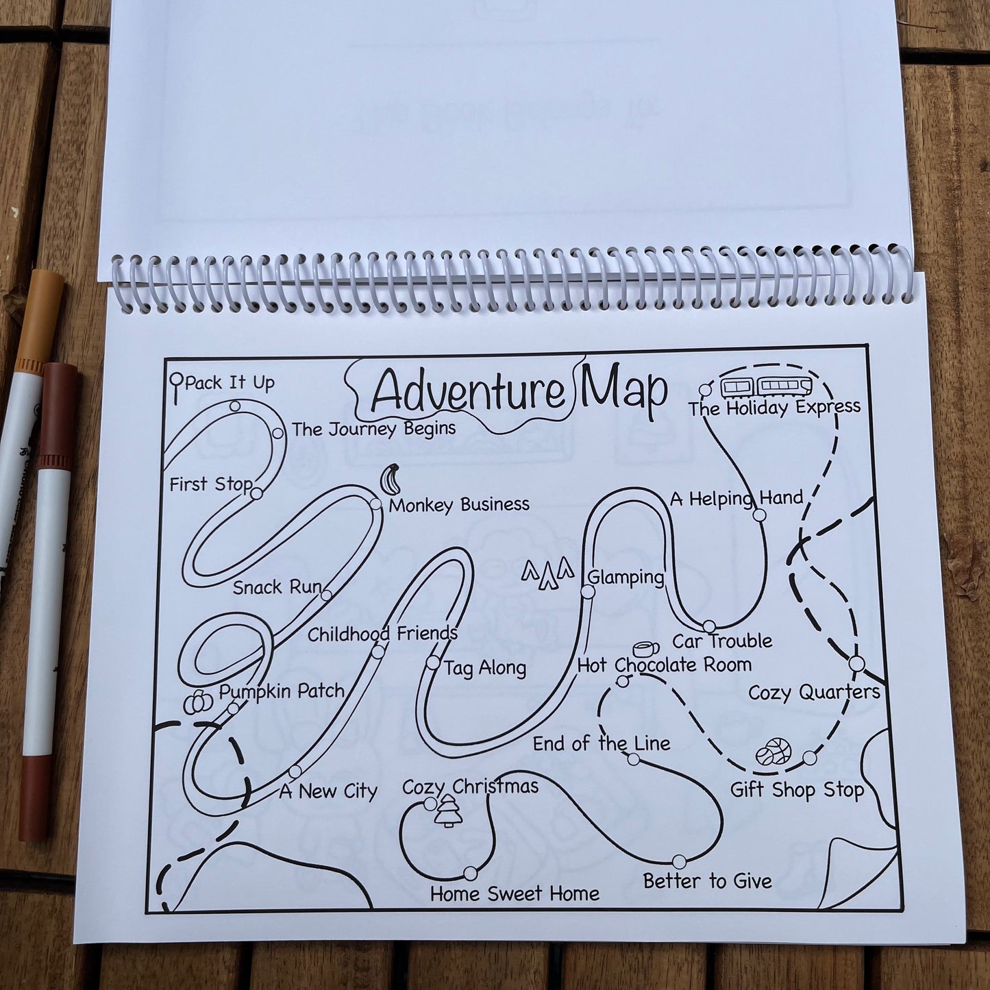 Coloring Book | Bobo & Bonni Go Home for the Holidays