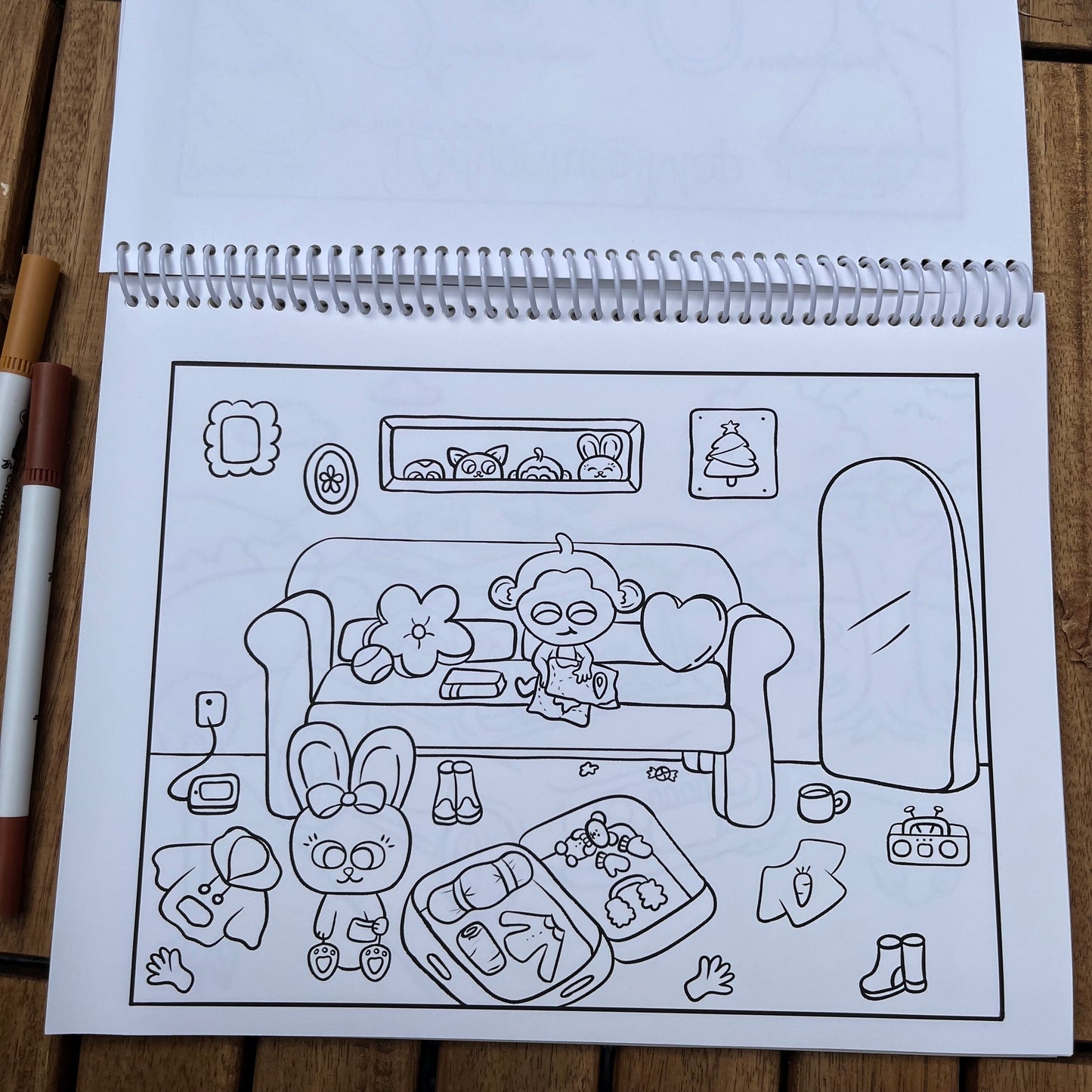 Coloring Book | Bobo & Bonni Go Home for the Holidays