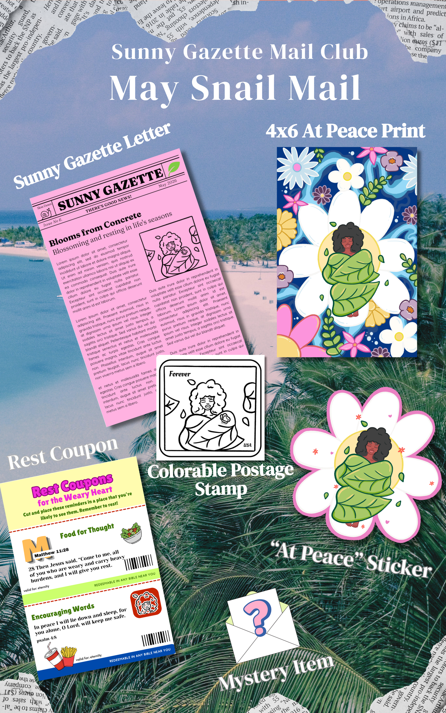 Sunny Gazette Snail Mail Club