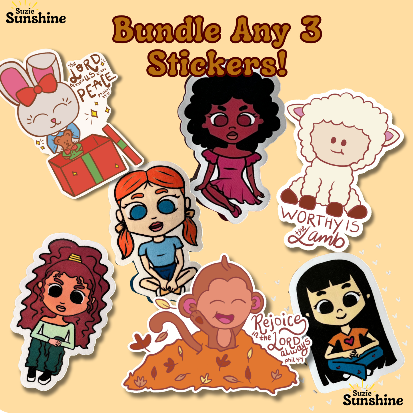 Three Sticker Bundle