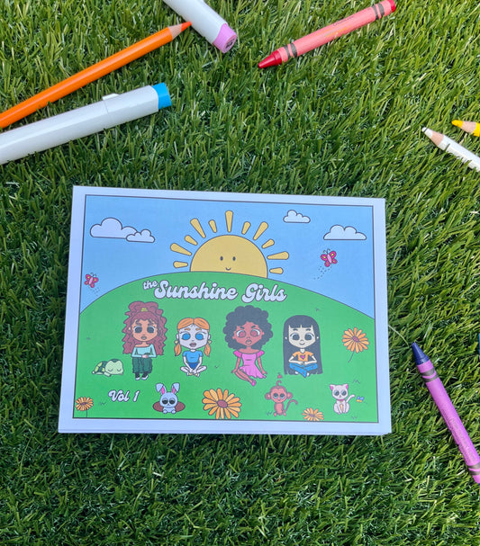 Mini Sunshine Girls Vol 1 Coloring Book