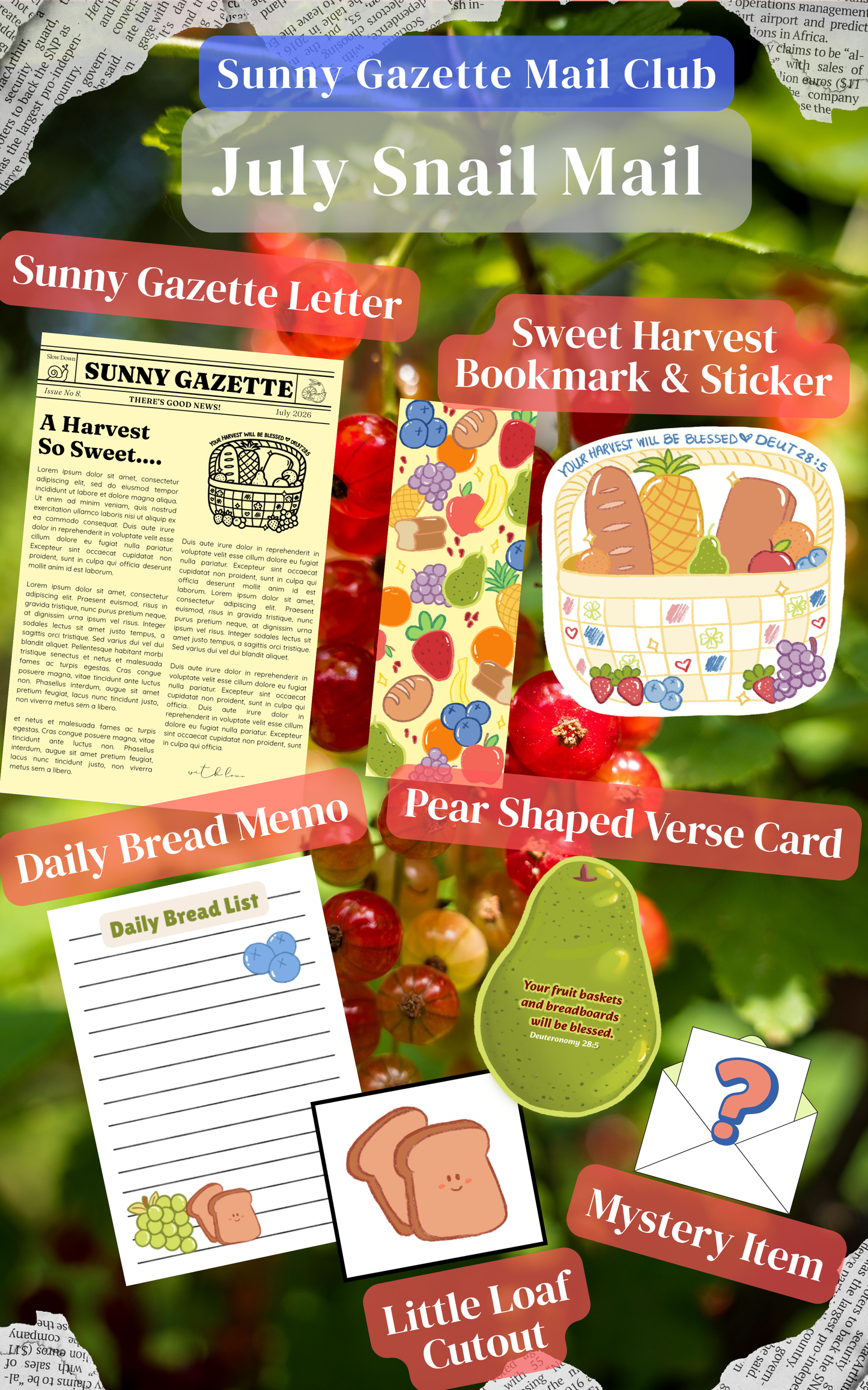 Sunny Gazette Snail Mail Club