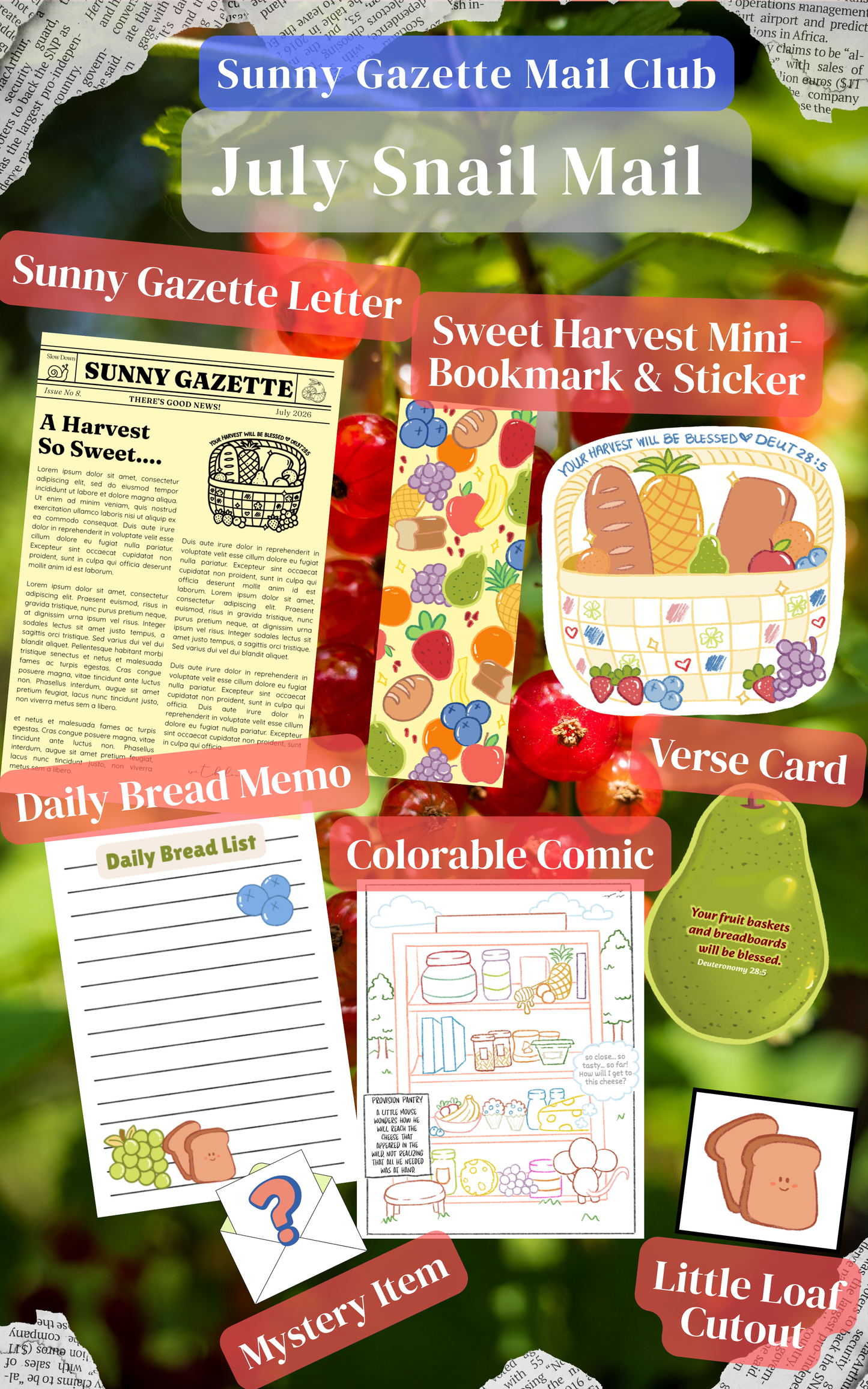 Sunny Gazette Snail Mail Club
