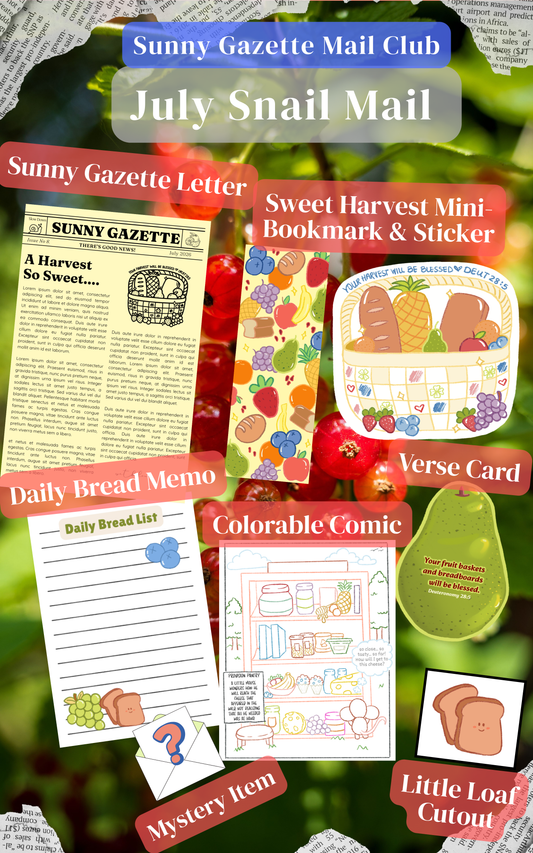 Sunny Gazette Snail Mail Club