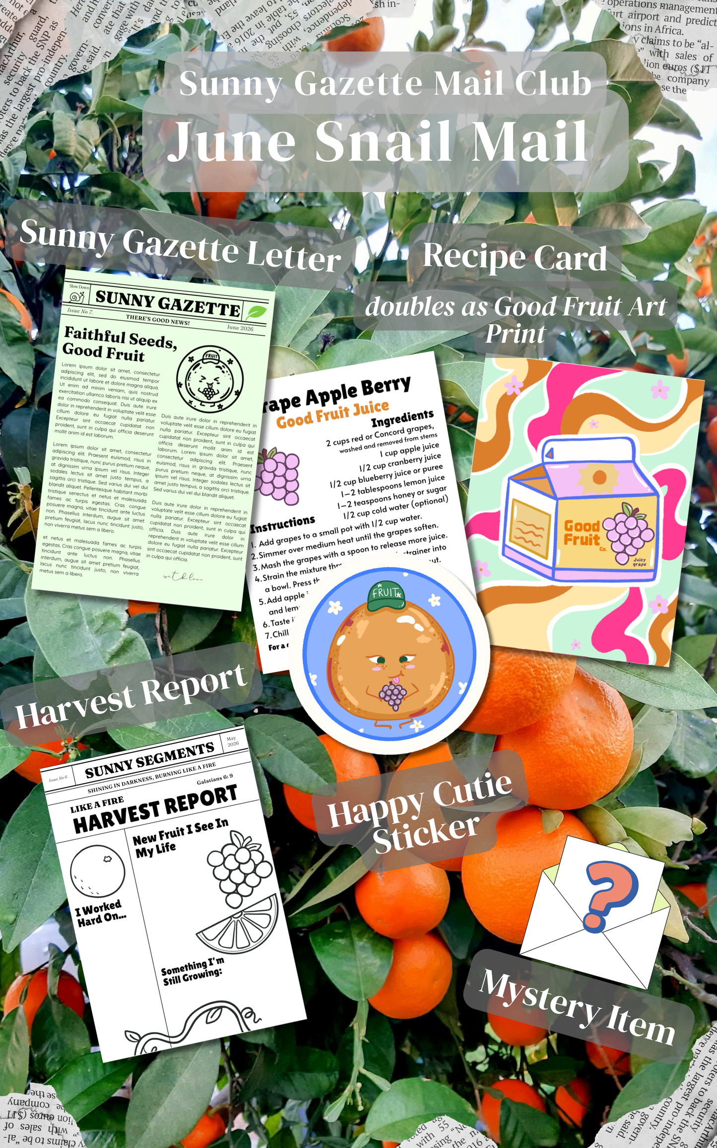 Sunny Gazette Snail Mail Club