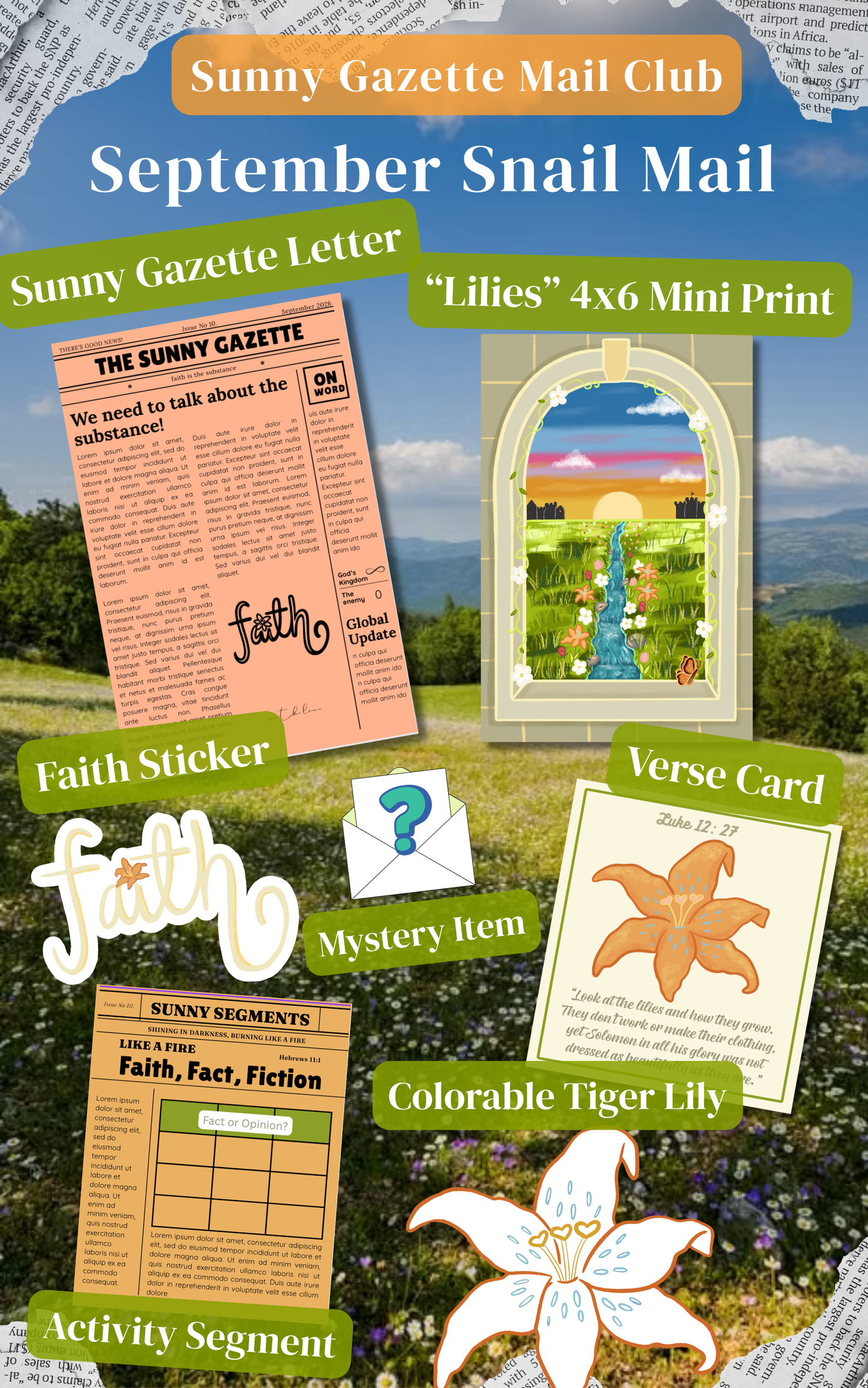 Sunny Gazette Snail Mail Club